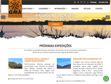Tablet Screenshot of gaiaexpedicoes.com